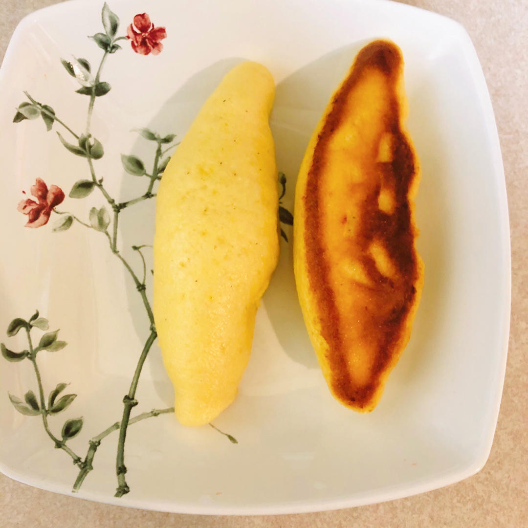 玉米面发面饼子