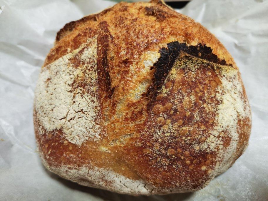 低温发酵免揉面法式乡村面包(French country bread)