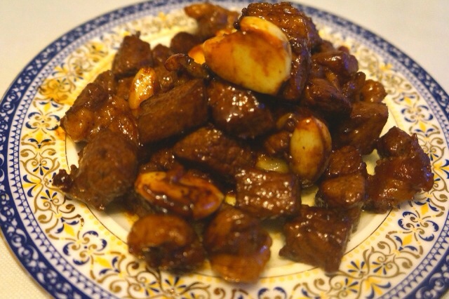 黑蒜子牛肉粒