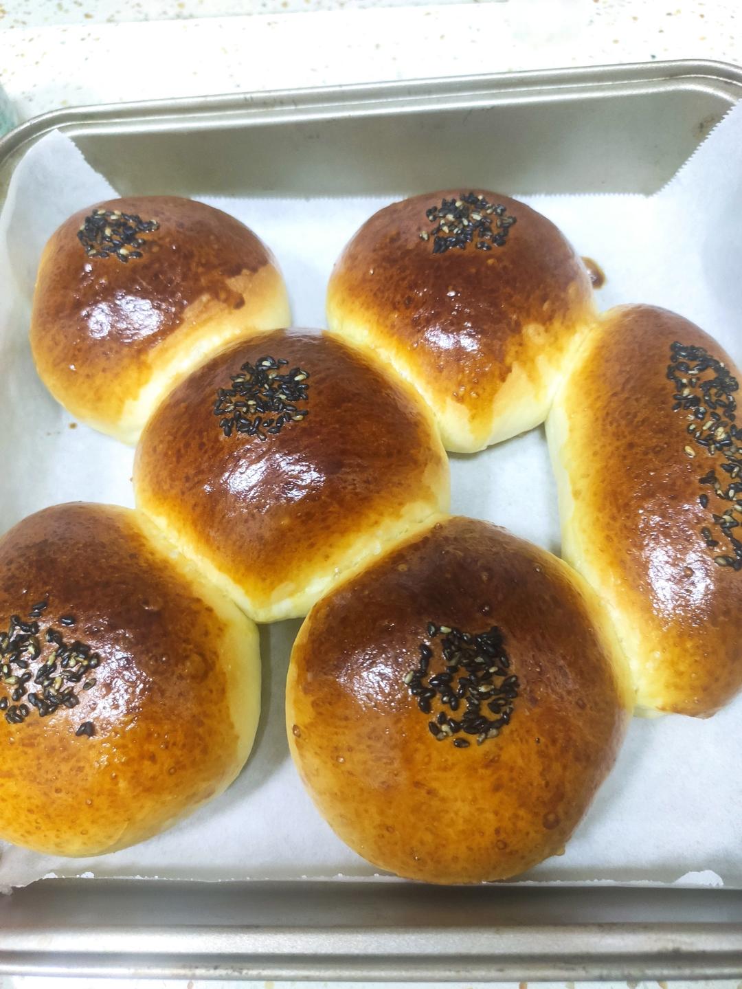 手揉面包详细贴:红豆面包