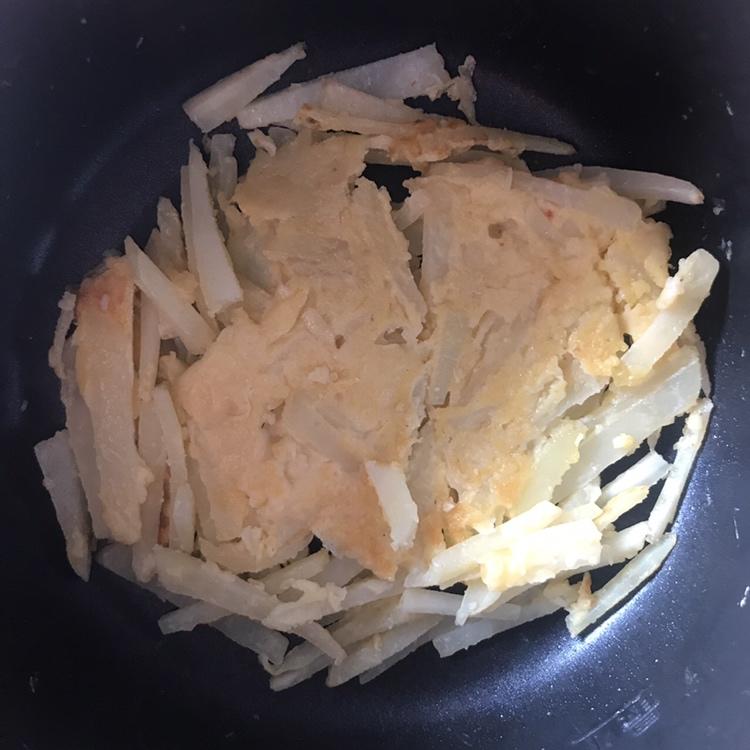 土豆丝鸡蛋饼