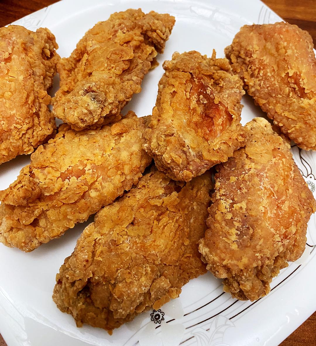 原味&香辣炸鸡翅的做法