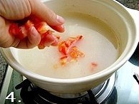 文蛤西红柿煲仔饭的做法 步骤4