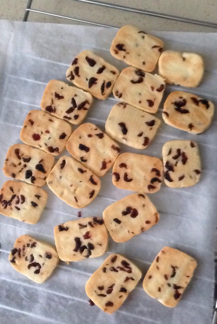 低糖少油版蔓越莓饼干