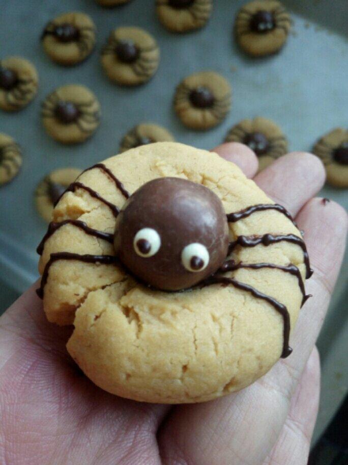 万圣节蜘蛛饼干