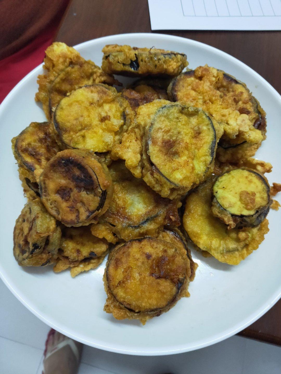 酥炸茄盒￨外酥里嫩