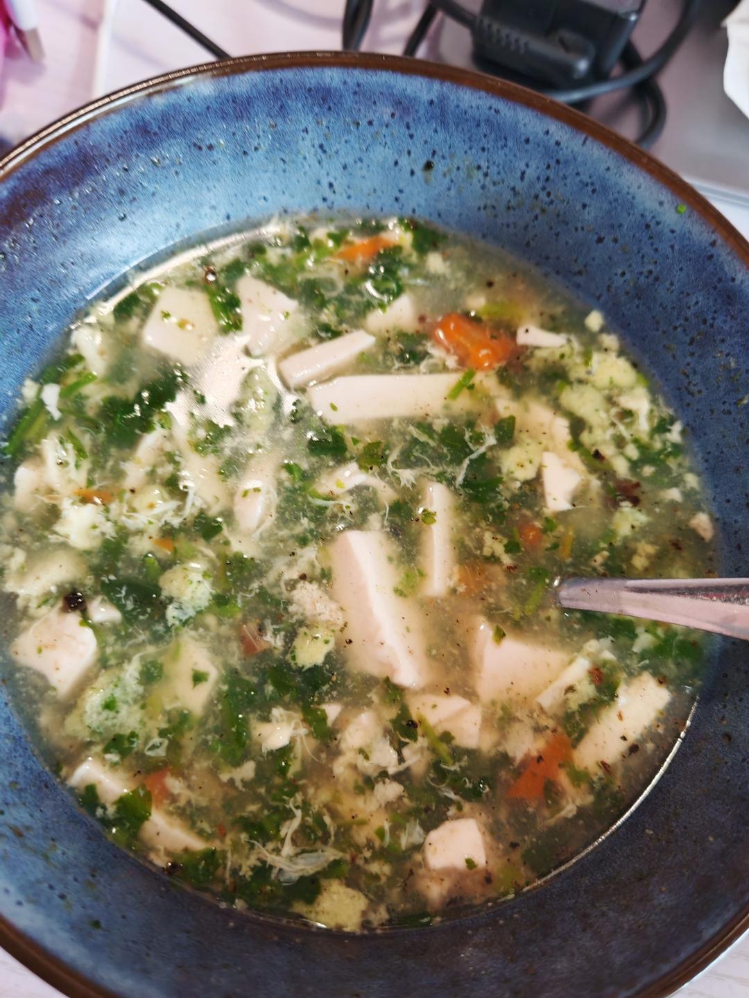 荠菜豆腐羹