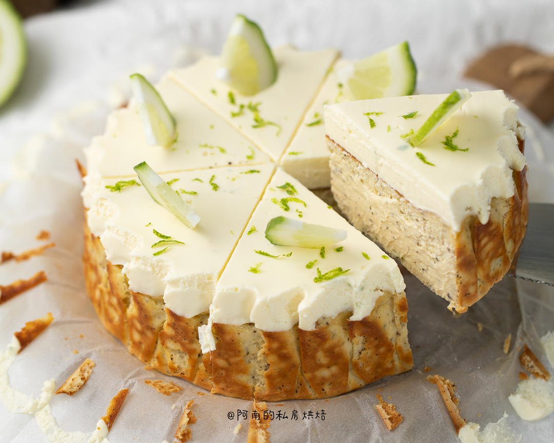 青柠伯爵红茶巴斯克芝士蛋糕！双重体验！