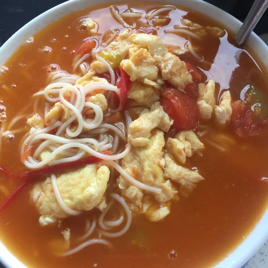 超级入味好吃的番茄鸡蛋面