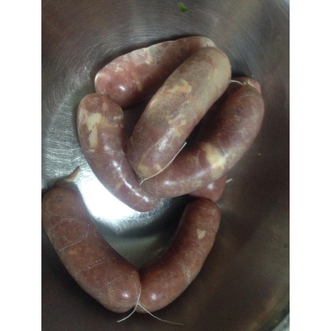 自制黑椒风味脆皮肠--多图详解手工灌肠
