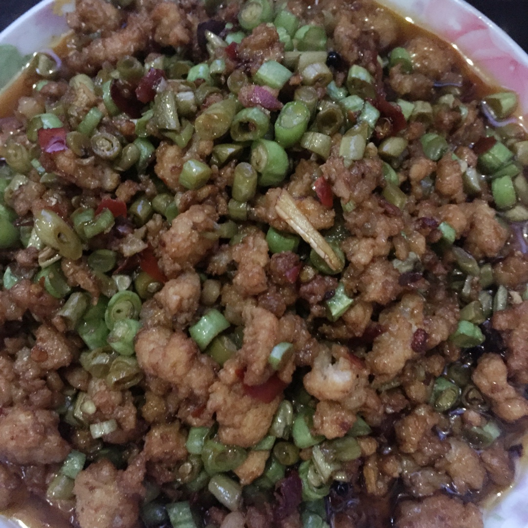 肉末豇豆