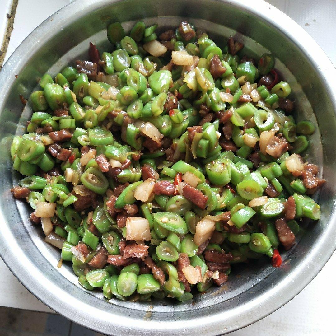 肉沫豆角下饭菜