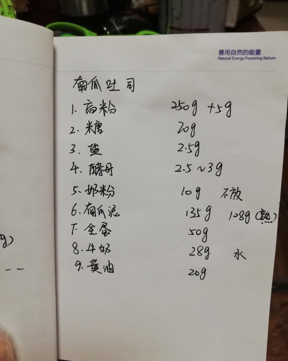 南瓜吐司