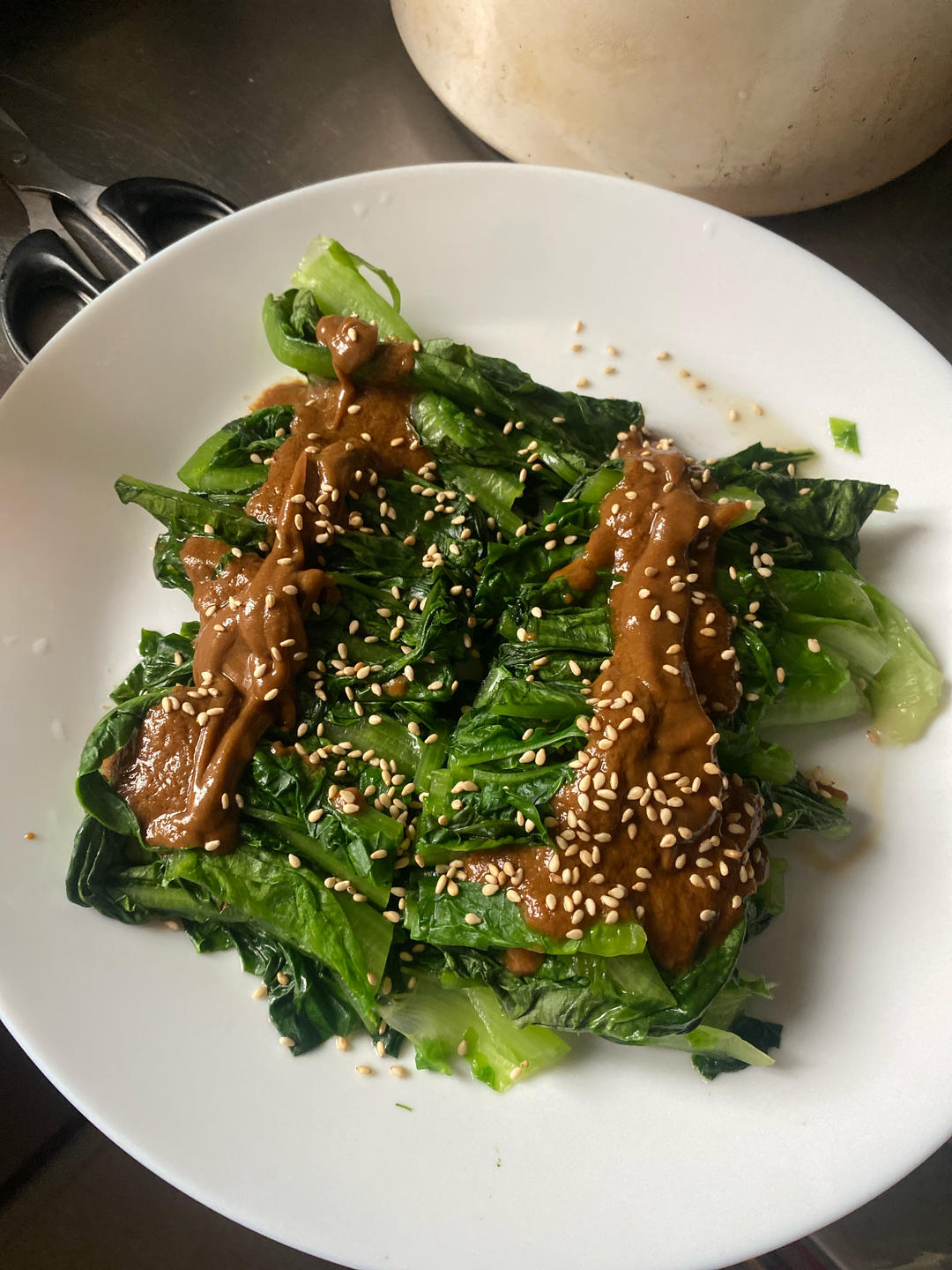 每次做都光盘的麻酱油麦菜