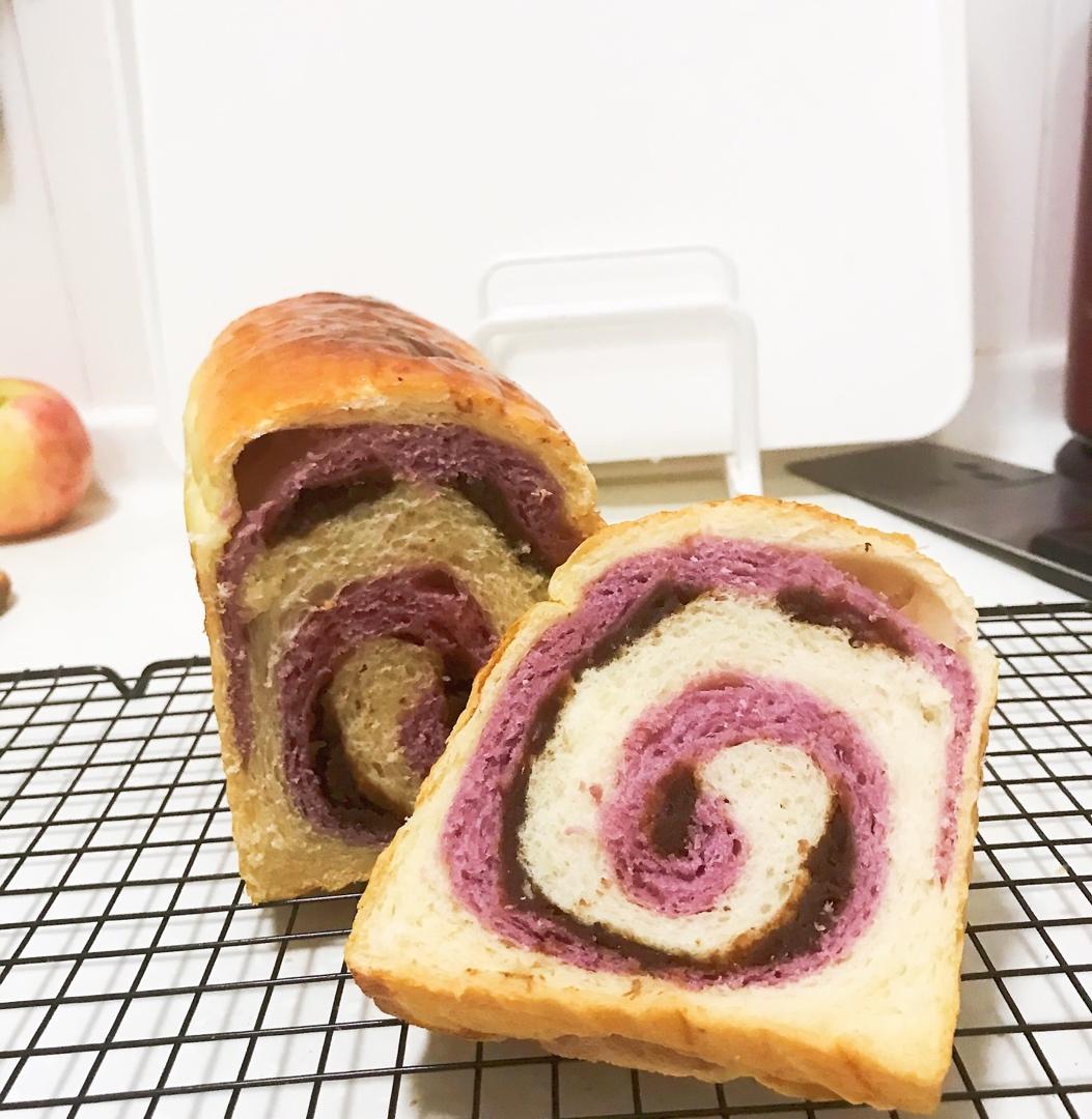 紫薯双色吐司
