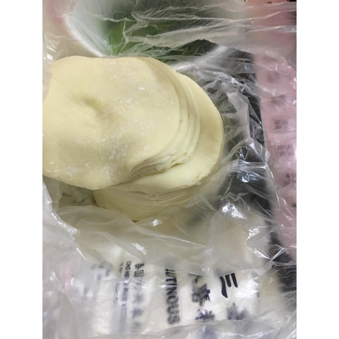 饺子皮葱油饼