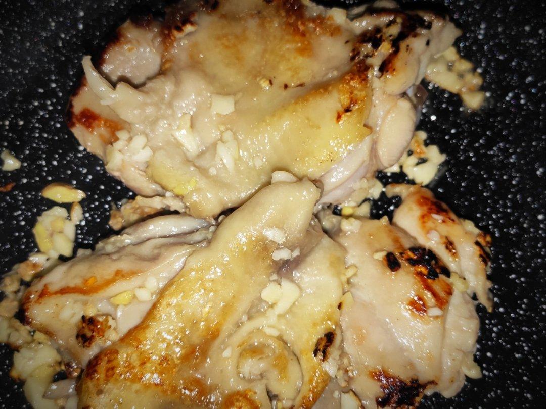 照烧蒜香版鸡腿饭的做法