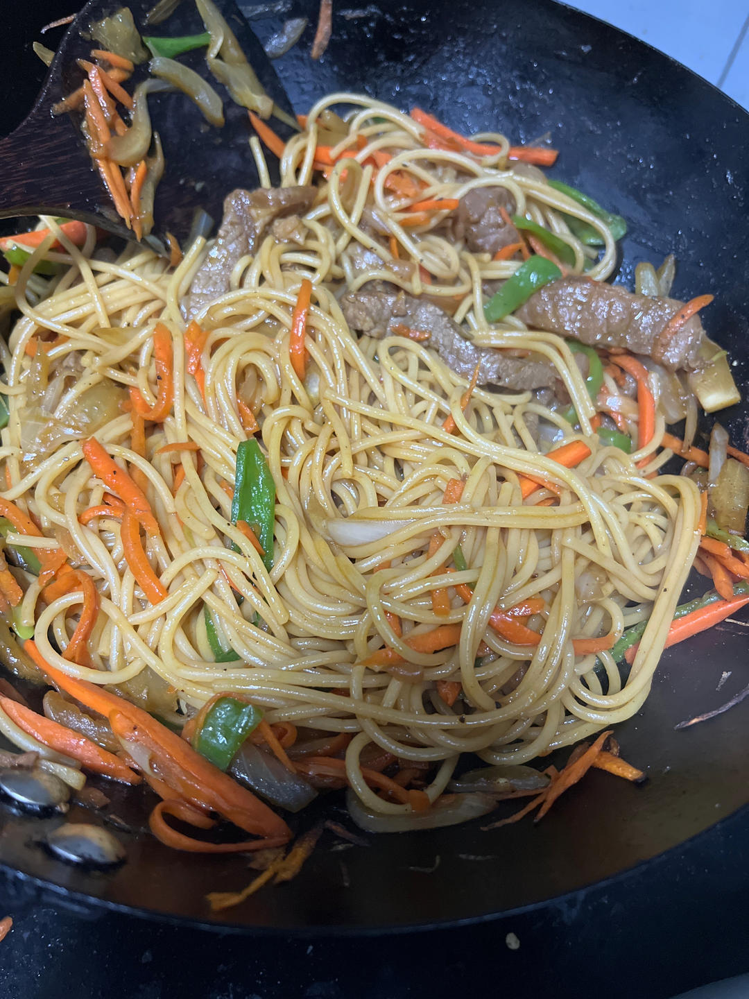 比餐厅好吃的黑椒牛柳意面🍝零失败简单教程