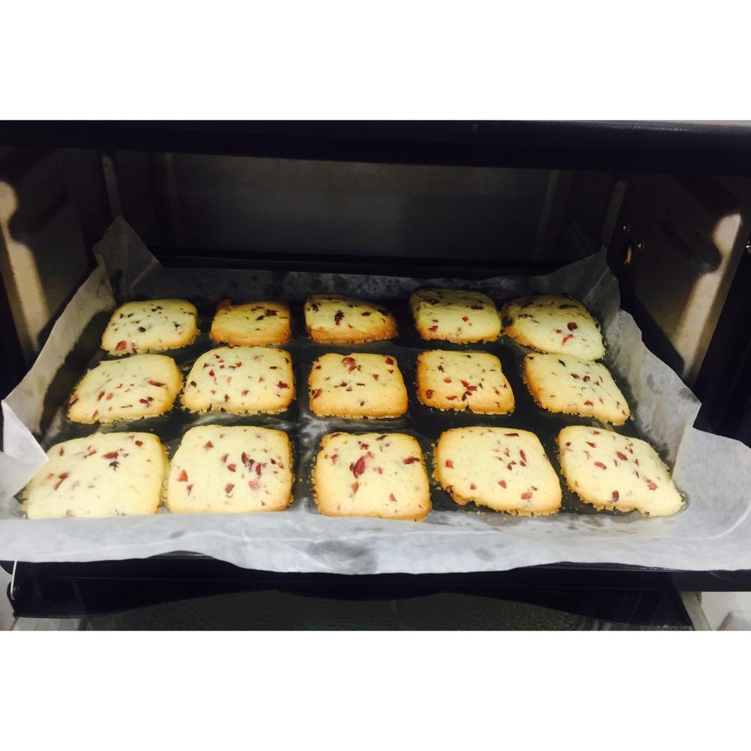 低糖少油版蔓越莓饼干