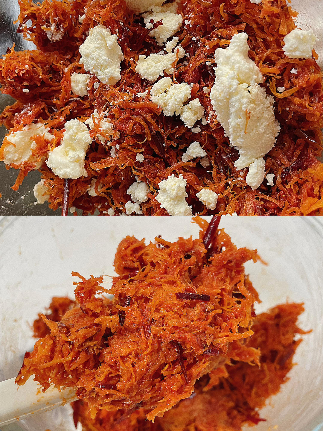 番茄乳酪辣肉松的做法