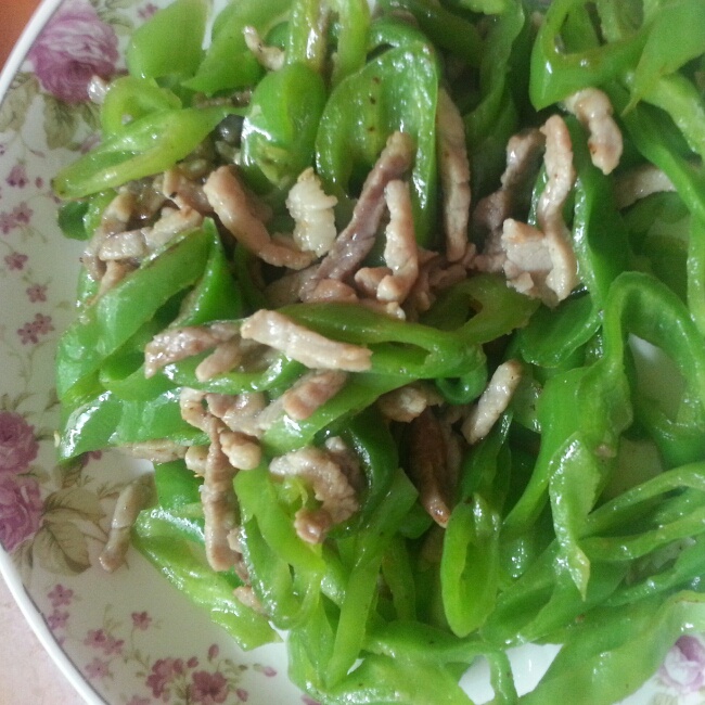 尖椒肉丝