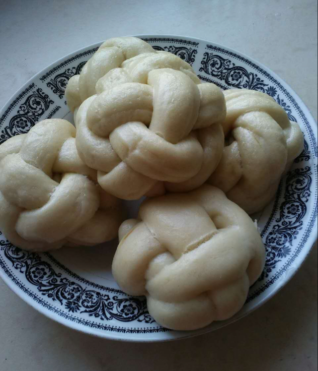 南瓜双色花卷馒头