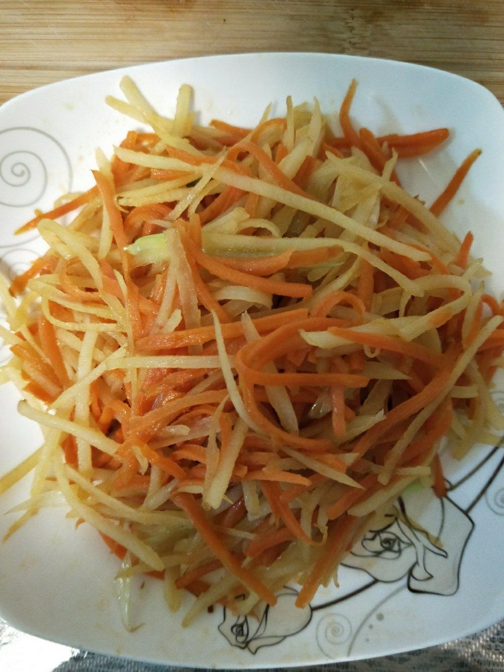卷饼菜之素炒土豆丝