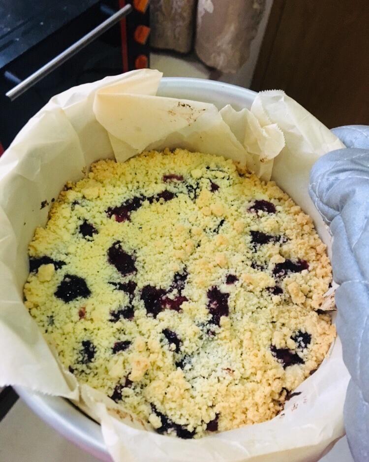 蓝莓酥粒小方块Blueberry Crumber Bars