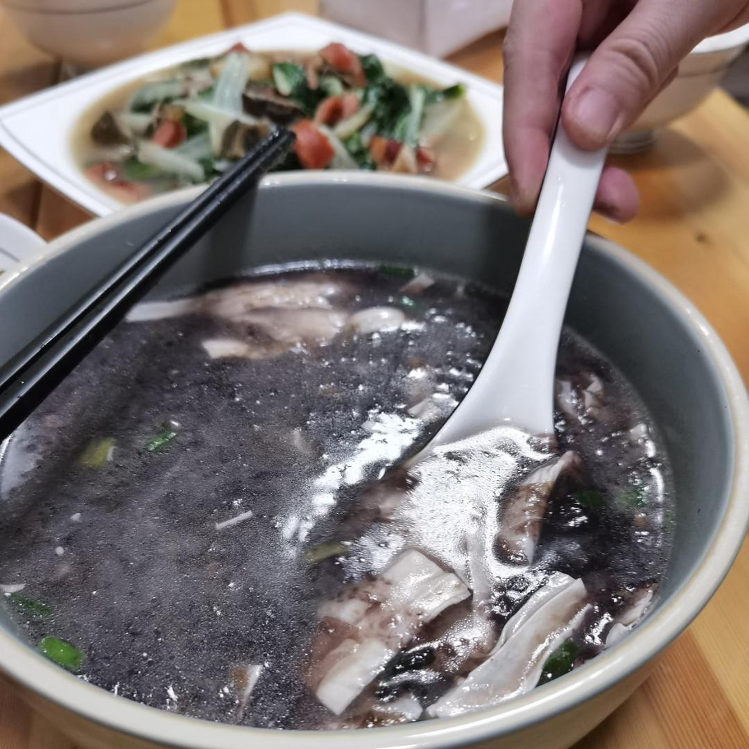 不二腐竹紫菜汤