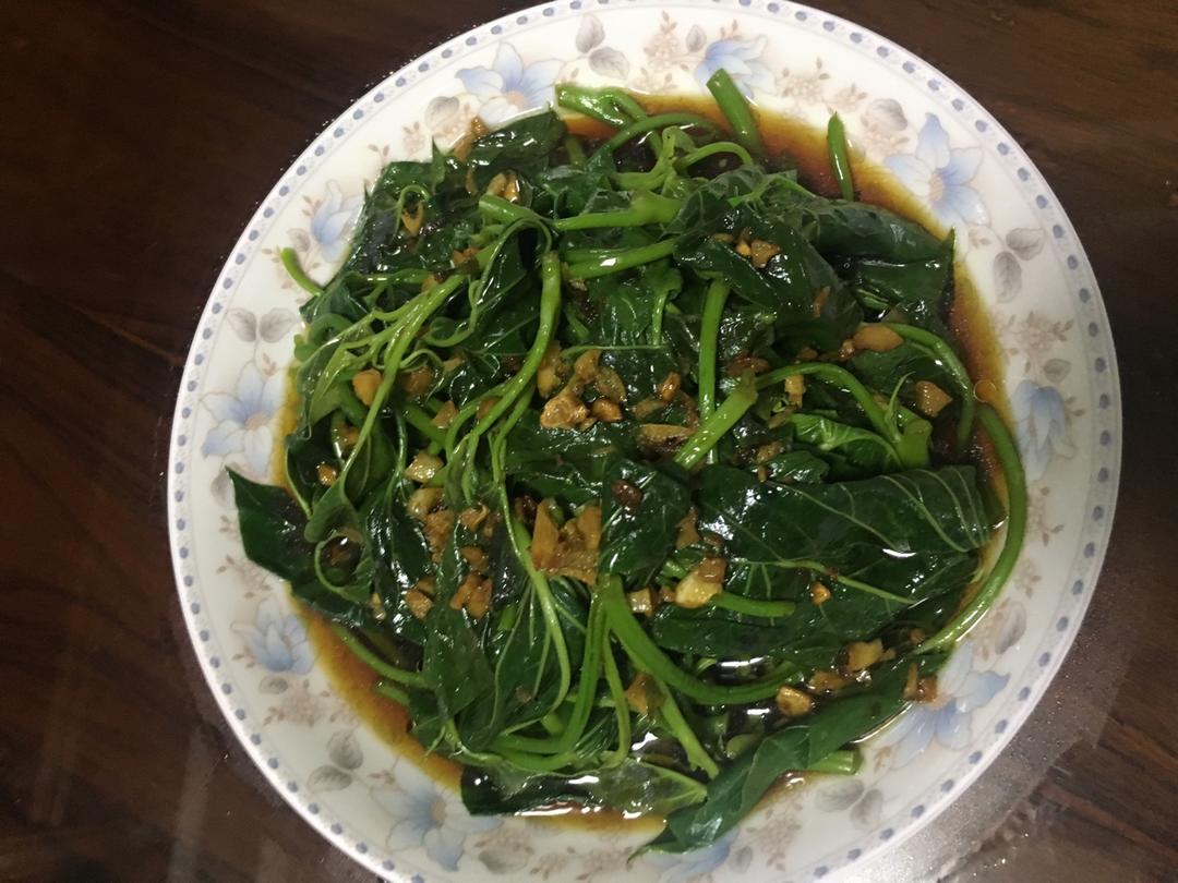 白灼番薯叶
