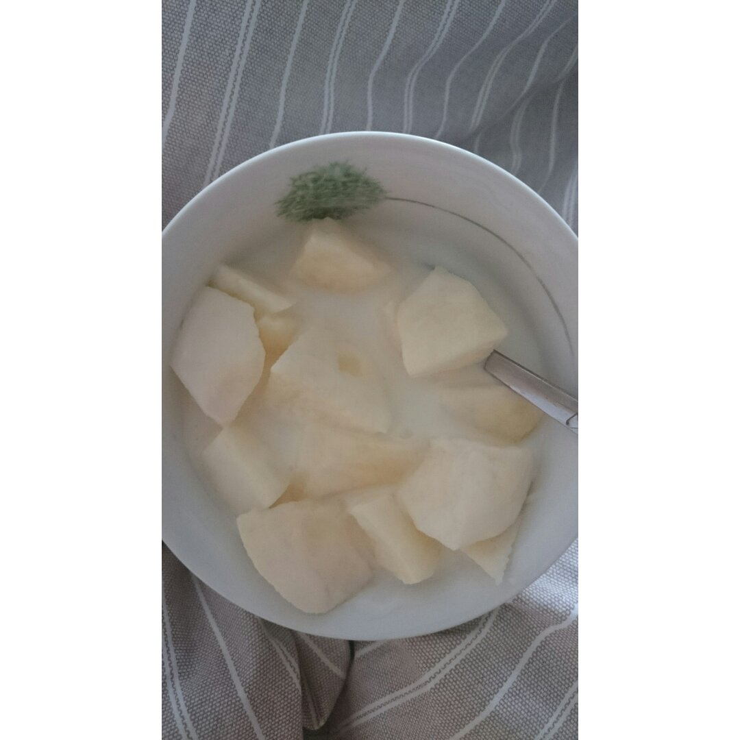 酸奶苹果拌