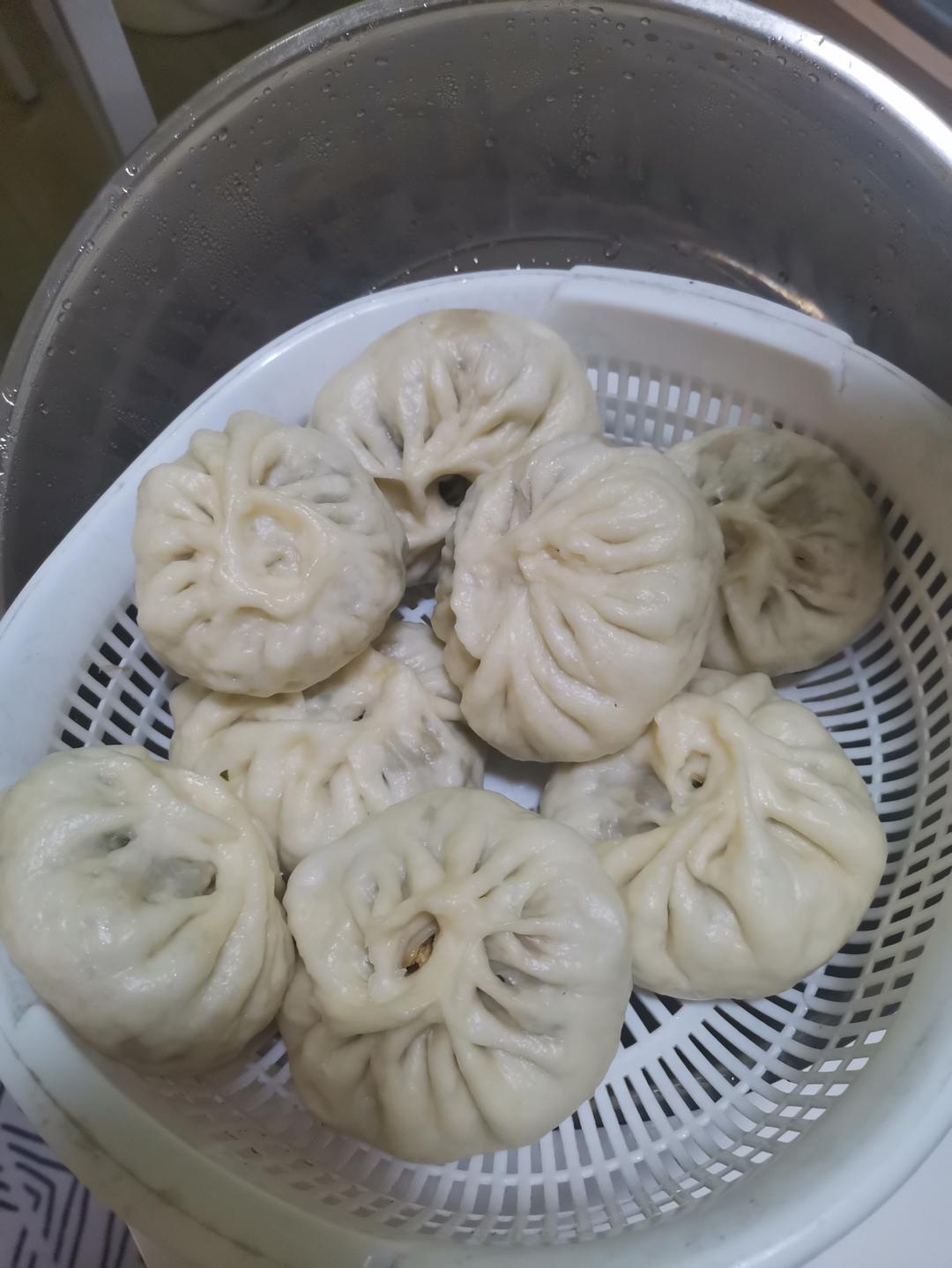孩子最喜欢吃的素馅儿包子（含虾皮）