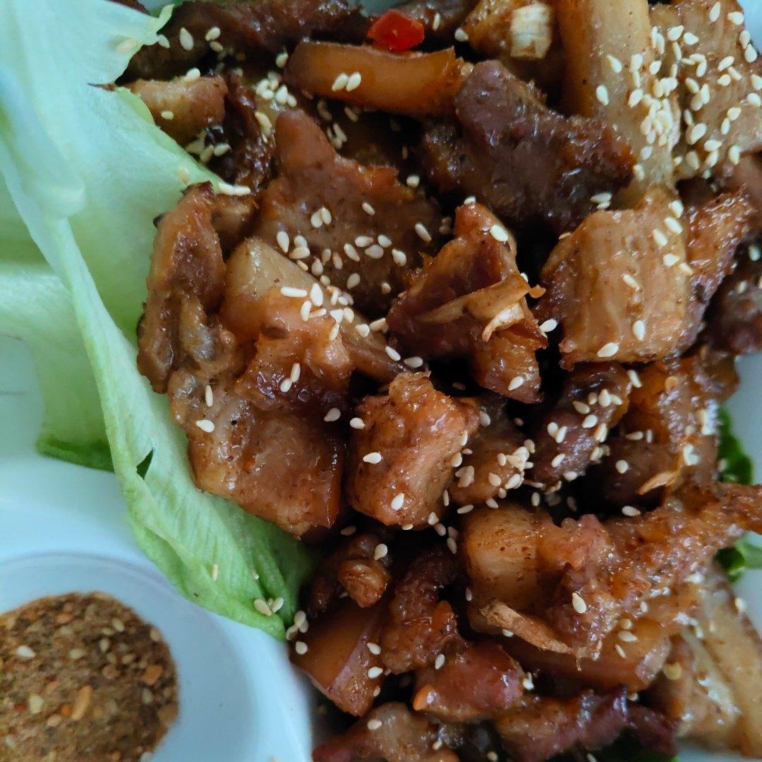 要不要来一口烤五花肉（烤箱或不粘锅皆可做）