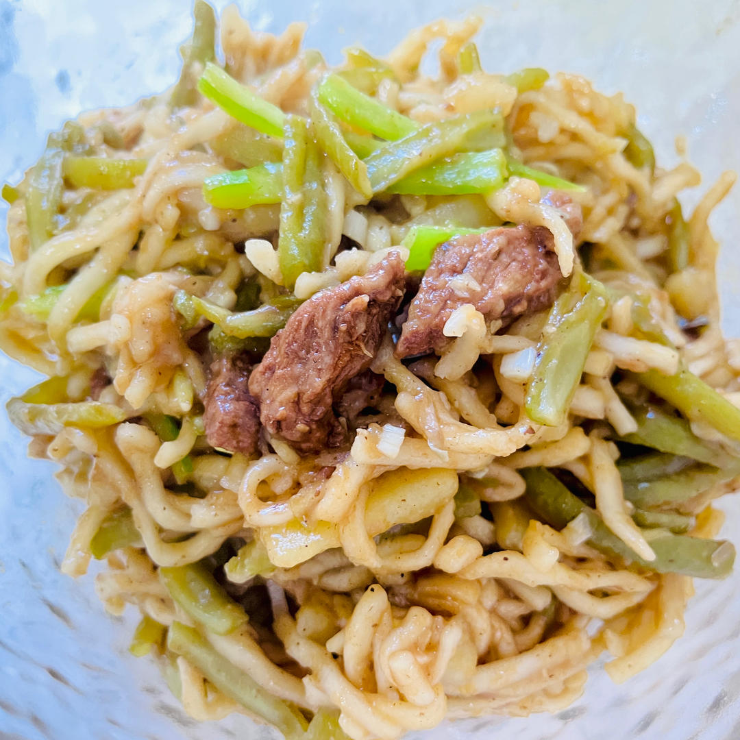 豆角焖面