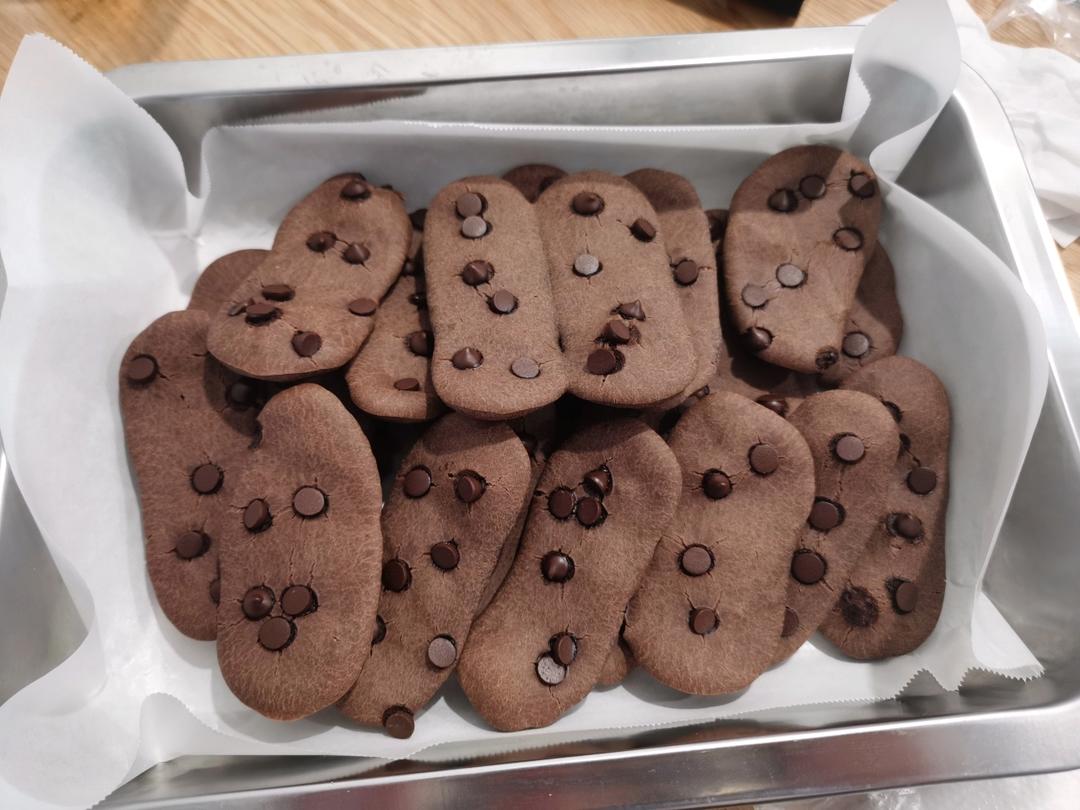 外脆里糯❗️零失败❗️巧克力可可手指麻薯❗️