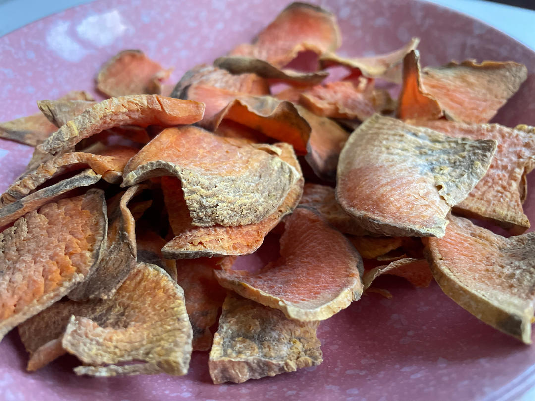 无油红薯脆片，空气炸锅版，纯红薯无添加，减脂期零食