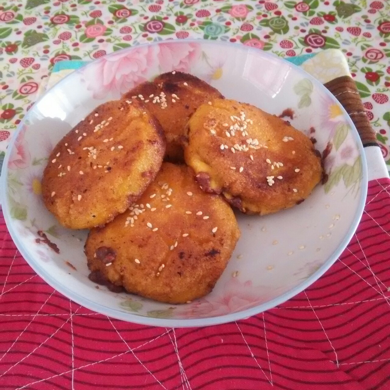 香煎南瓜饼