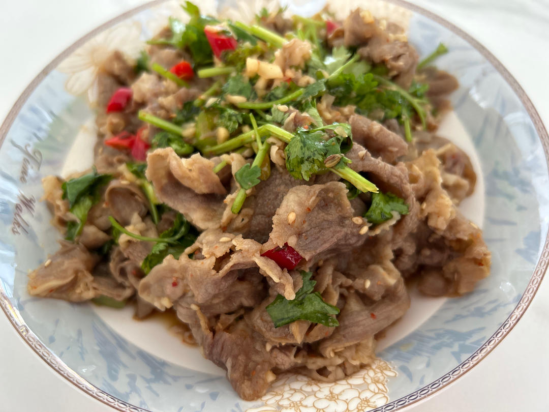 低脂凉拌肥牛