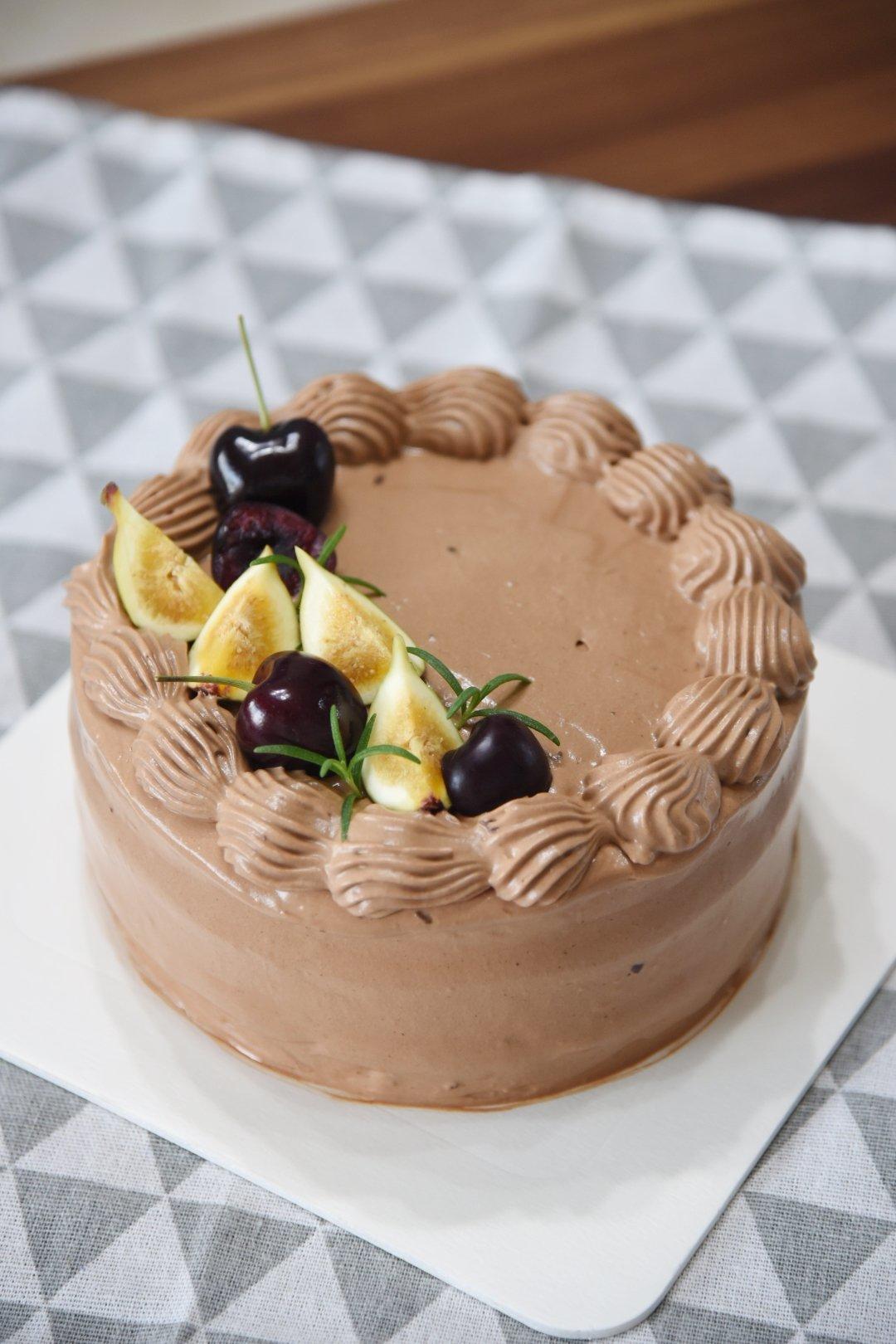 巧克力奶油蛋糕/巧克力奶油的操作手法。/「戚风及其衍生」烘焙视频蛋糕篇2