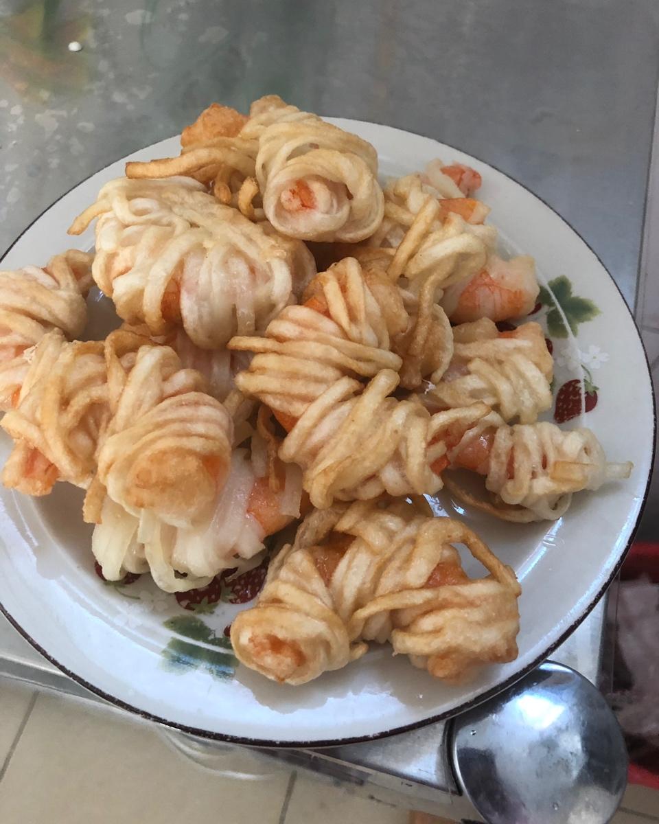 千丝万缕虾(面条版)