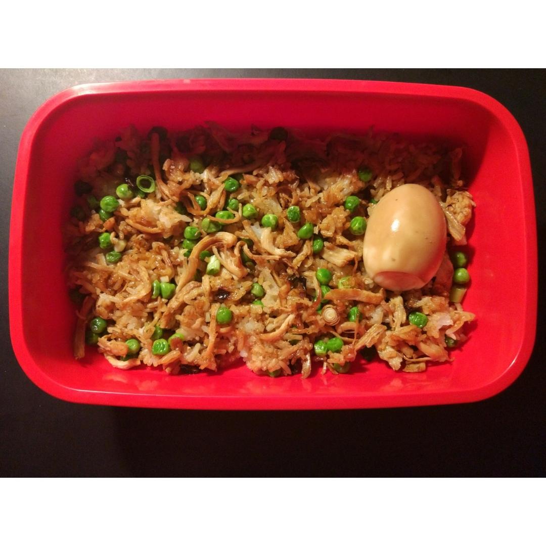 快手鸡丝香饭