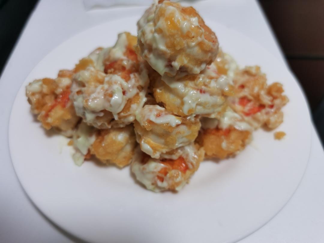 柏悦平替版芥末虾球