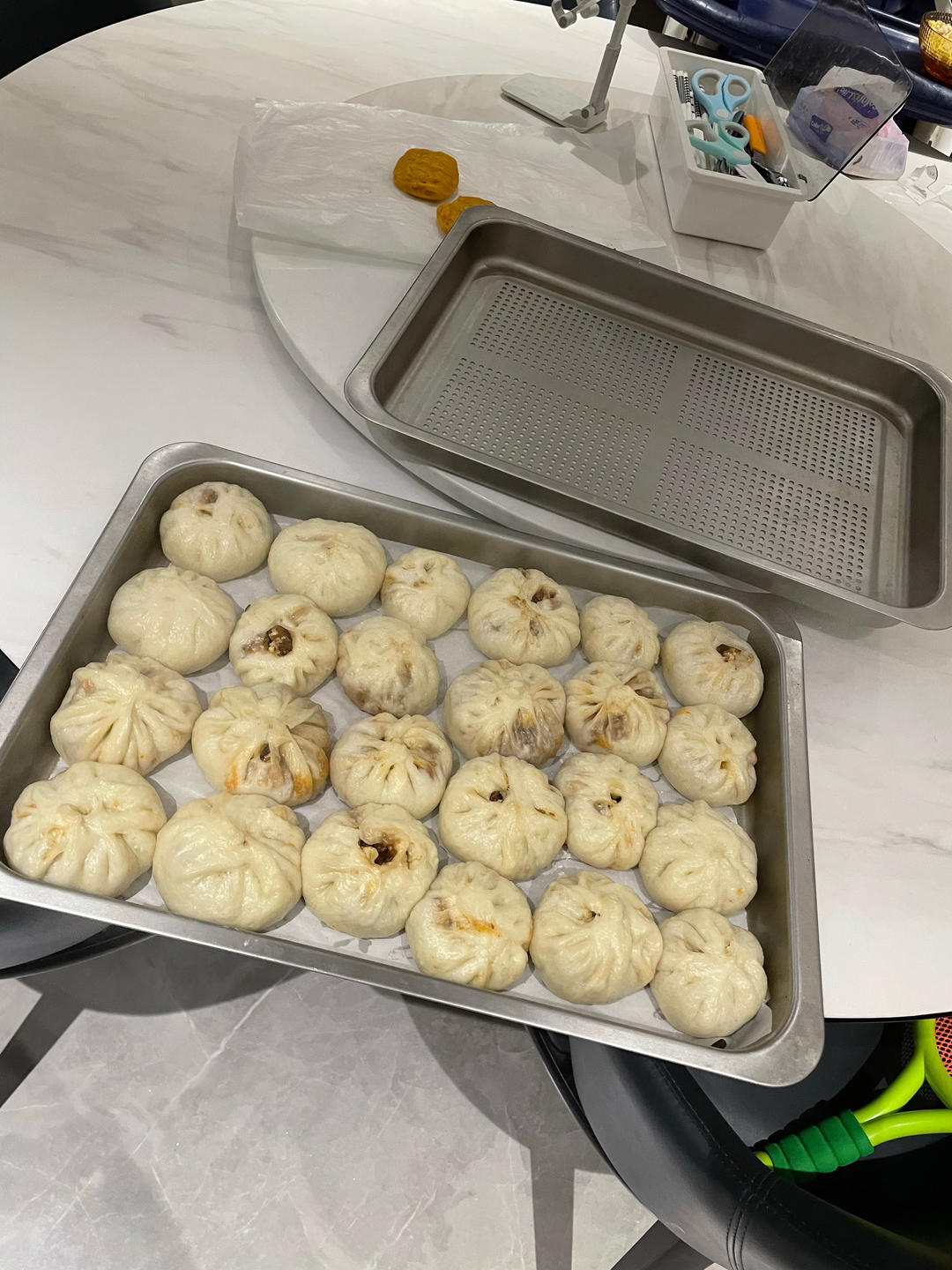 猪肉粉条豆腐包子