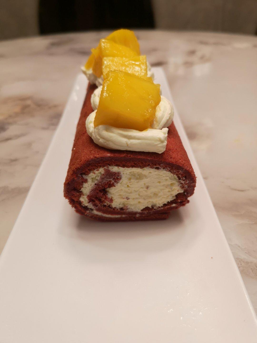 红丝绒蛋糕卷（完美毛巾底）