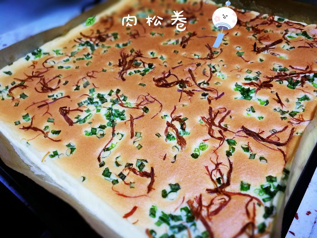 香葱肉松蛋糕卷