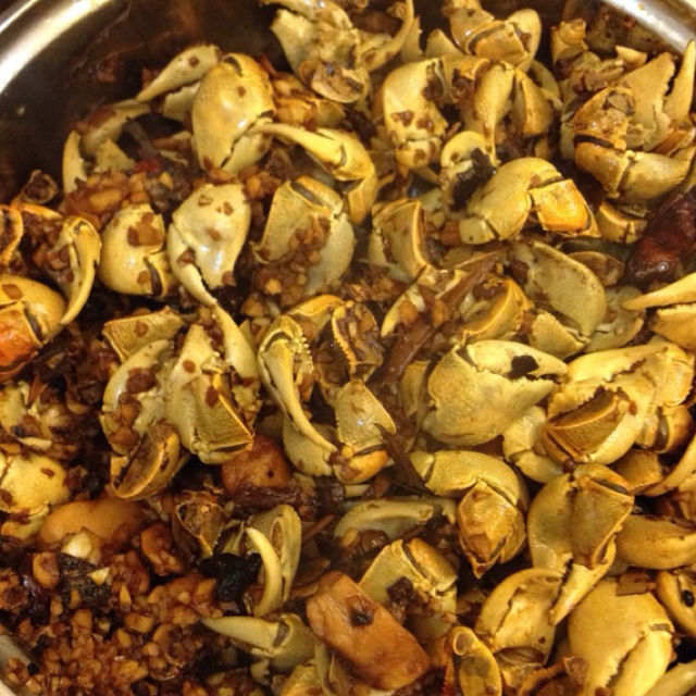 红烧酒酿螃蟹脚