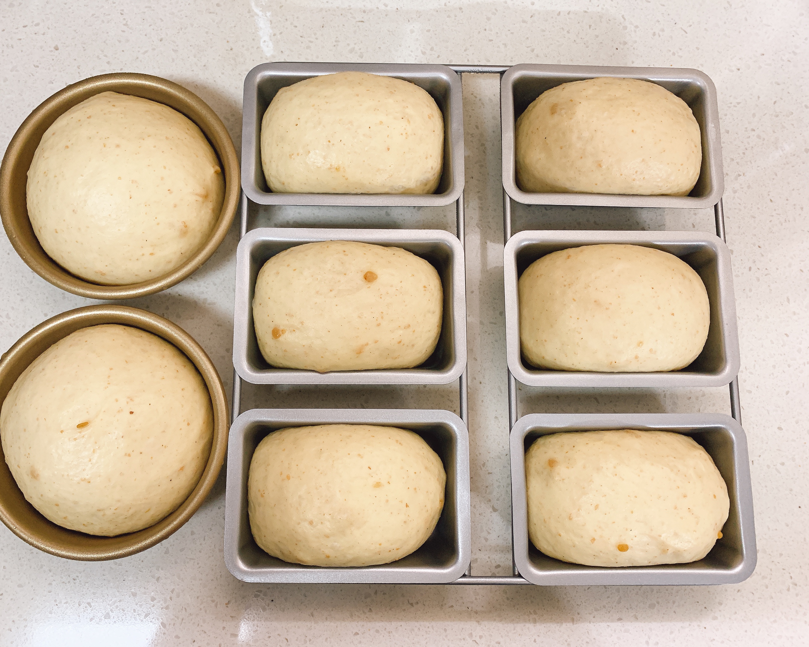 面包机也能做出绵软拉丝的吐司(以松下105为例)的做法 步骤26