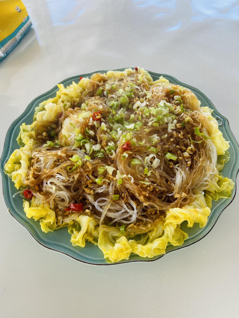 懒人下饭神器，蒜蓉蒸粉丝金针菇娃娃菜