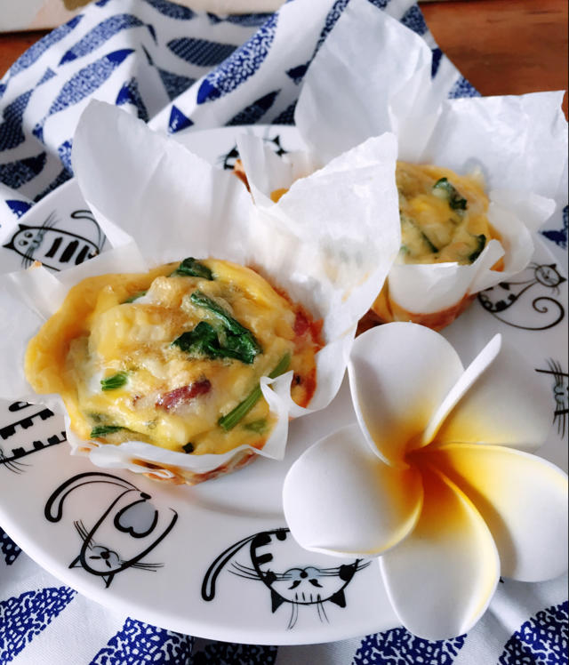 早餐鸡蛋杯cupcake Frittata
