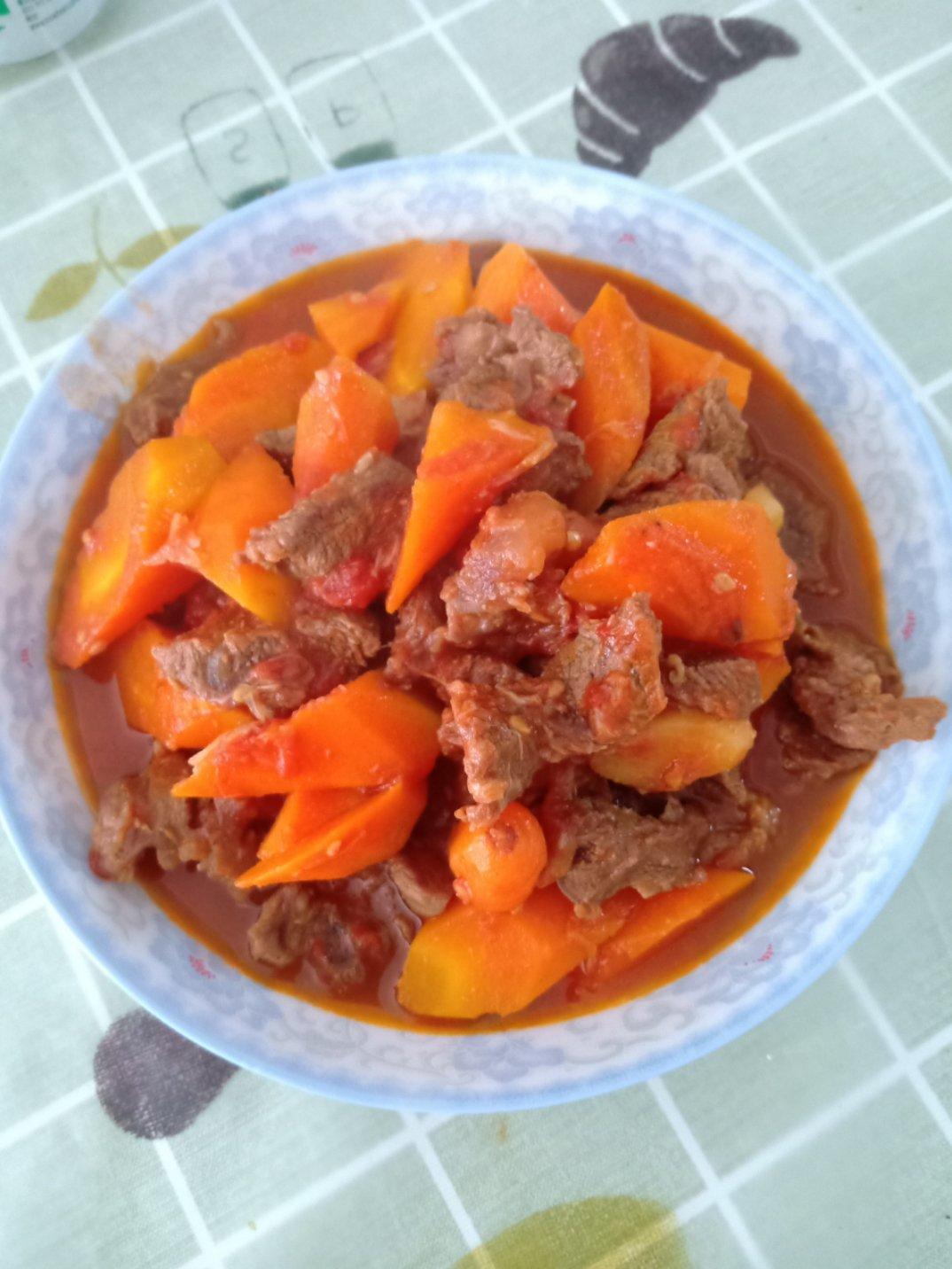 土豆烧牛肉